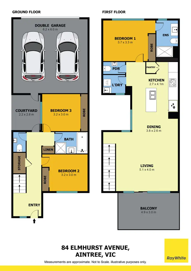 Floorplan of Homely house listing, 84 Elmhurst Avenue, Aintree VIC 3336