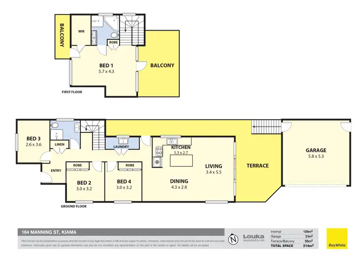Floorplan of Homely house listing, 164 Manning Street, Kiama NSW 2533