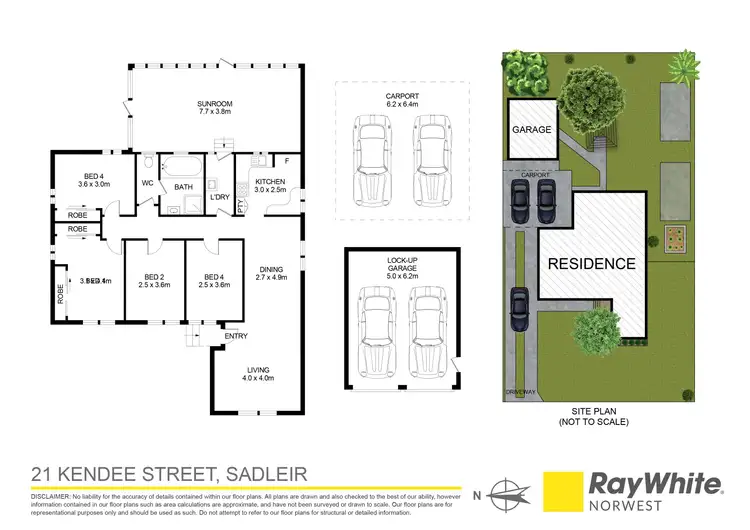 Floorplan of Homely house listing, 21 Kendee Street, Sadleir NSW 2168