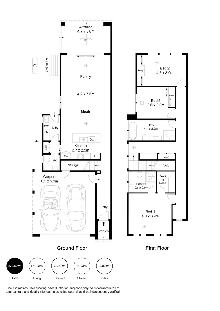 Floorplan of Homely townhouse listing, 2-5/428 Henley Beach Road, Lockleys SA 5032