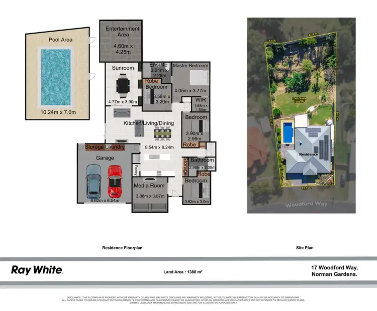 Floorplan of Homely house listing, 17 Woodford Way, Norman Gardens QLD 4701