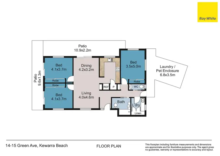 Floorplan of Homely house listing, 14-15 Green Avenue, Kewarra Beach QLD 4879