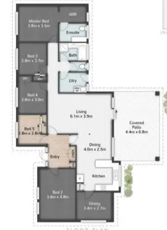 Floorplan of Homely house listing, 106 Atlantic Drive, Loganholme QLD 4129