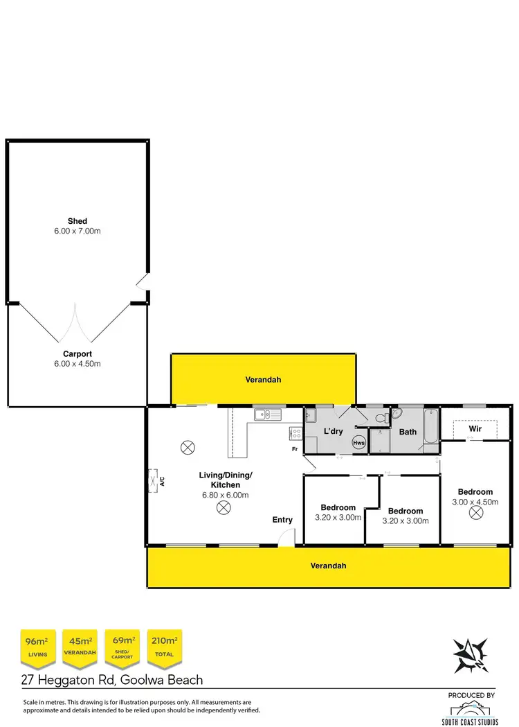Floorplan of Homely house listing, 27 Heggaton Road, Goolwa Beach SA 5214