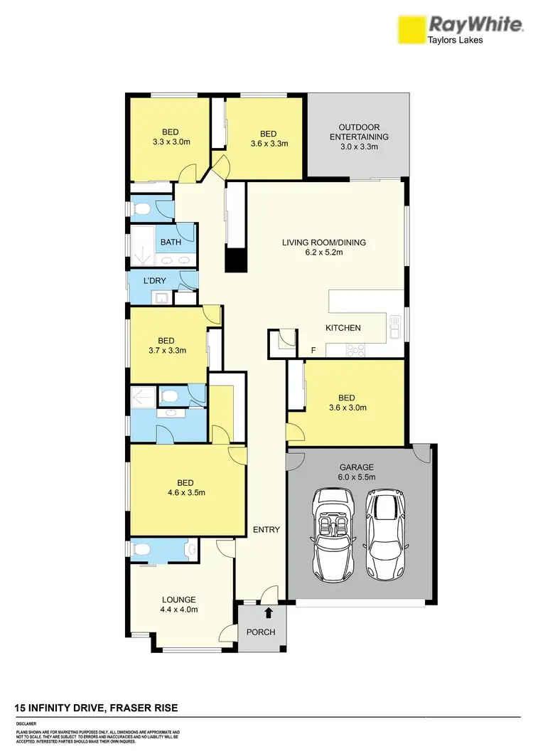 Floorplan of Homely house listing, 15 Infinity Drive, Fraser Rise VIC 3336