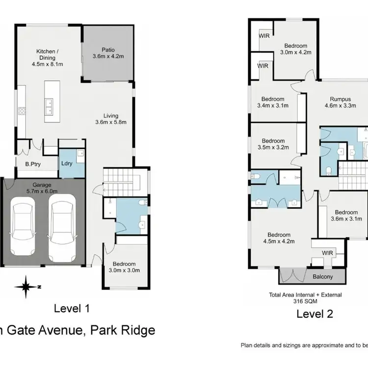 Floorplan of Homely house listing, 62 Golden Gate Avenue, Park Ridge QLD 4125