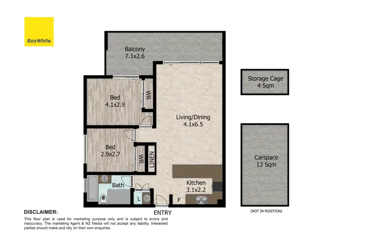 Floorplan of Homely apartment listing, 104/8D Myrtle Street, Prospect NSW 2148