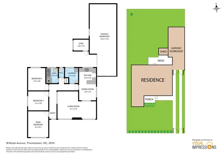 Floorplan of Homely house listing, 18 Regal Avenue, Thomastown VIC 3074