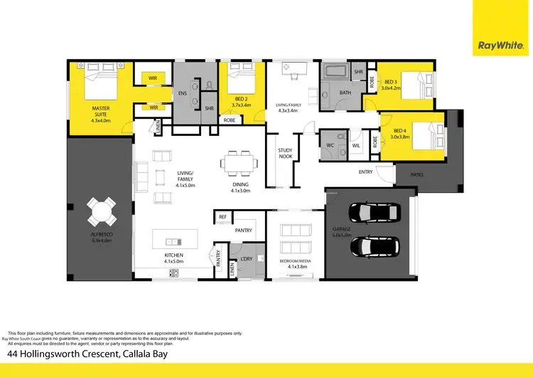 Floorplan of Homely house listing, 44 Hollingsworth Crescent, Callala Bay NSW 2540