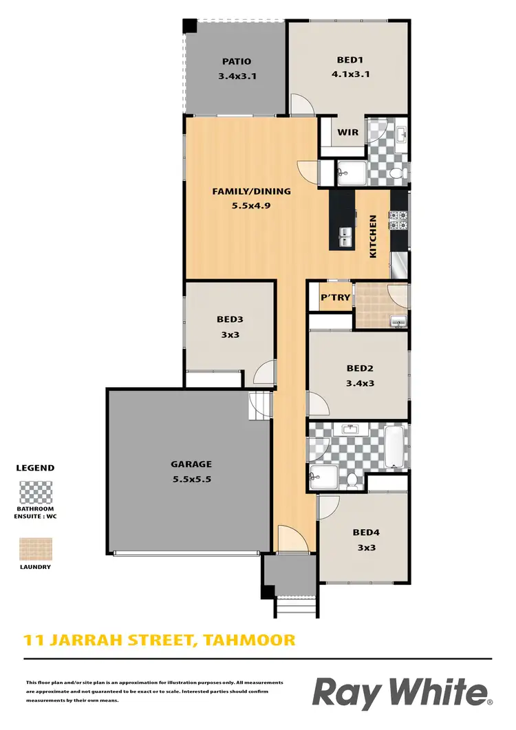 Floorplan of Homely house listing, 11 Jarrah Street, Tahmoor NSW 2573