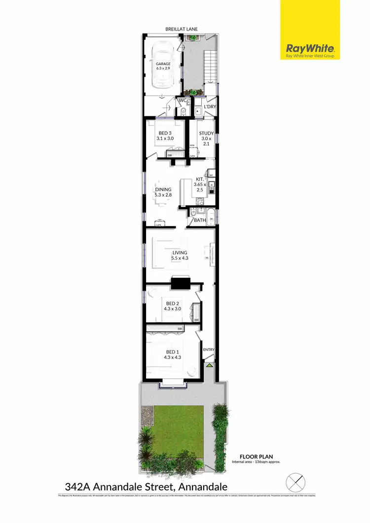 Floorplan of Homely house listing, 342A Annandale Street, Annandale NSW 2038