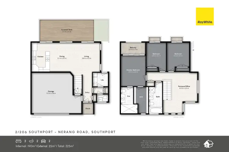 Floorplan of Homely townhouse listing, 2/206 Southport Nerang Road, Southport QLD 4215