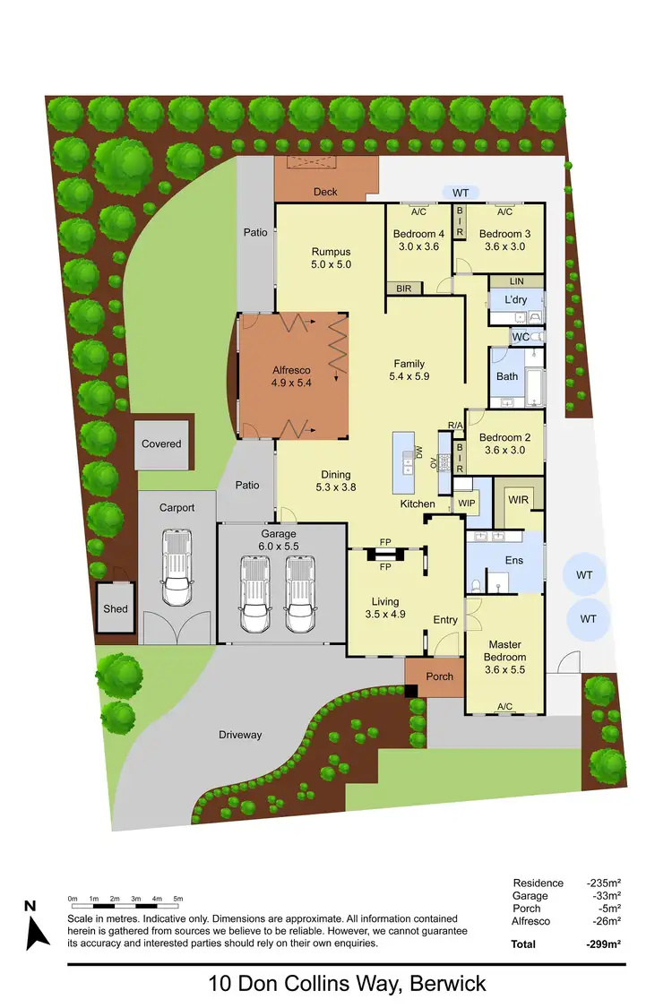 Floorplan of Homely house listing, 10 Don Collins Way, Berwick VIC 3806