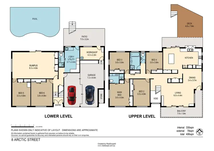 Floorplan of Homely house listing, 8 Arctic Street, Upper Mount Gravatt QLD 4122