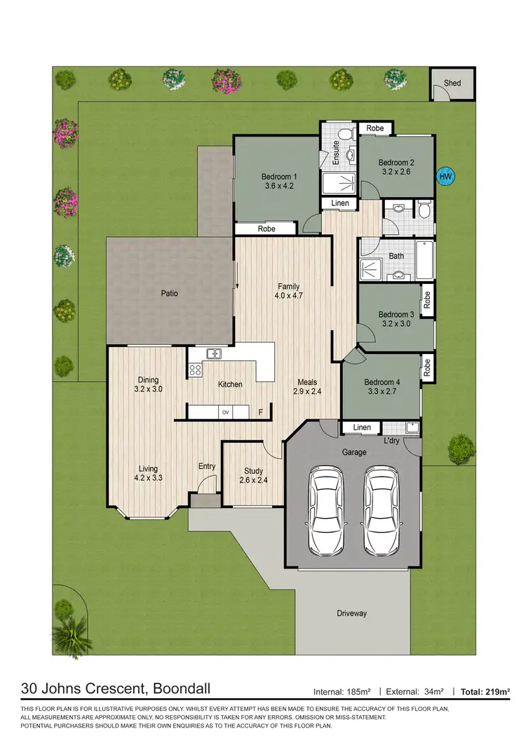 Floorplan of Homely house listing, 30 Johns Crescent, Boondall QLD 4034