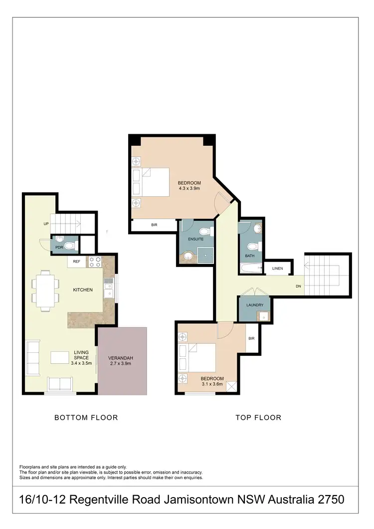 Floorplan of Homely apartment listing, 16/10-12 Regentville Road, Jamisontown NSW 2750
