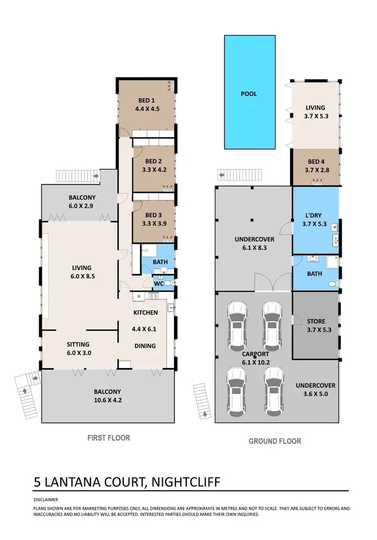 Floorplan of Homely house listing, 5 Lantana Court, Nightcliff NT 810