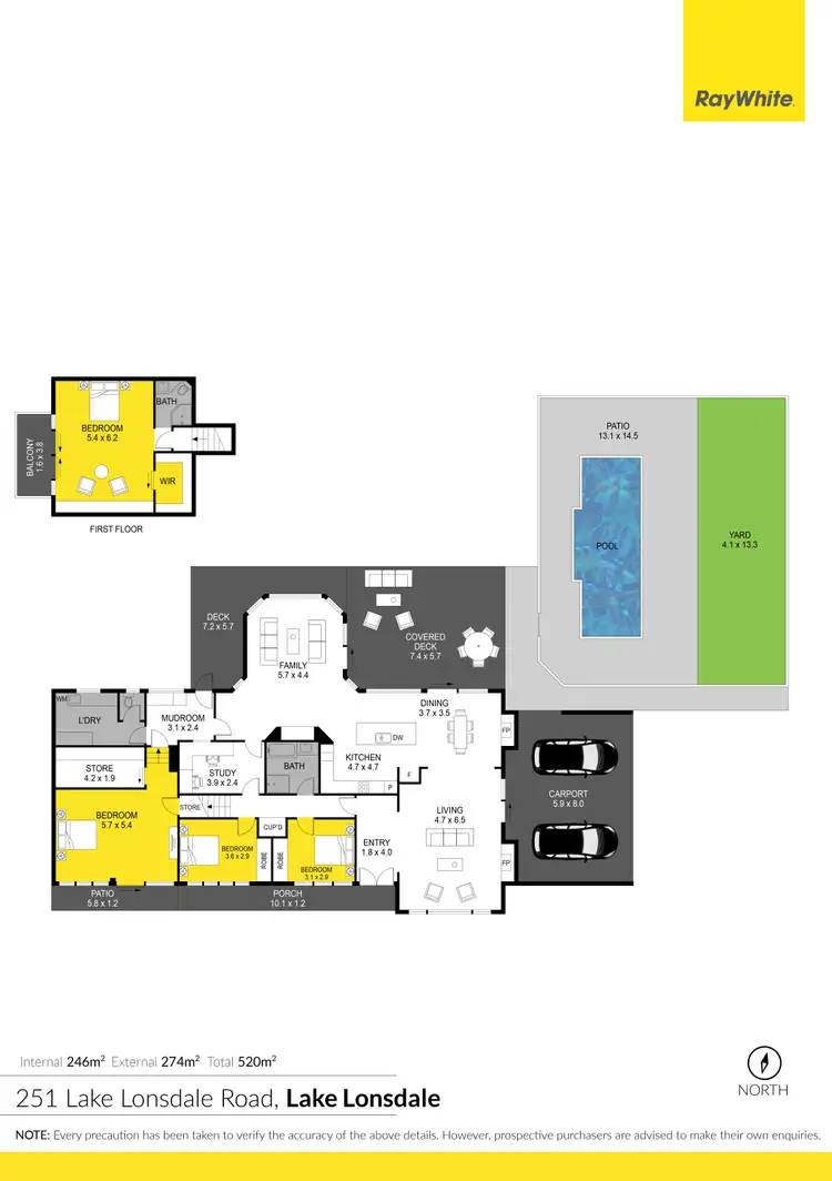 Floorplan of Homely house listing, 251 Lake Lonsdale Road, Lake Lonsdale VIC 3381