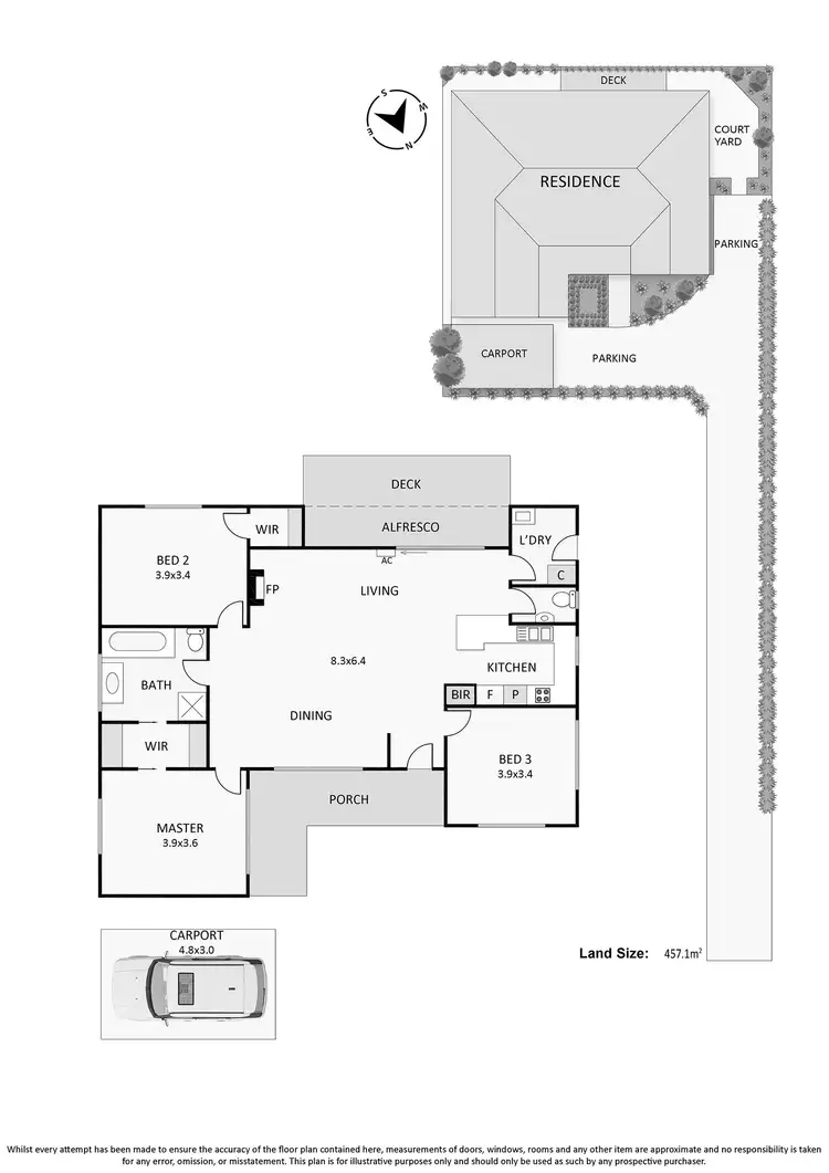 Floorplan of Homely house listing, 20A Gweno Avenue, Frankston VIC 3199