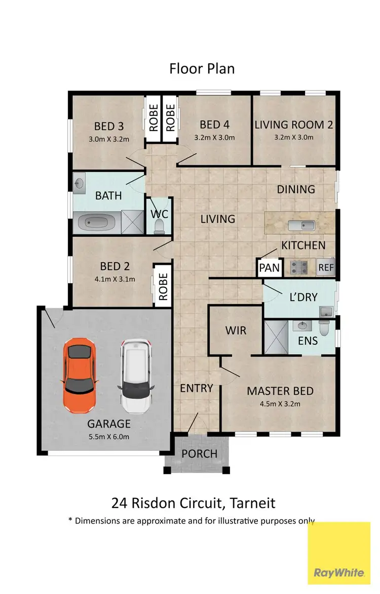 Floorplan of Homely house listing, 24 Risdon Circuit, Tarneit VIC 3029
