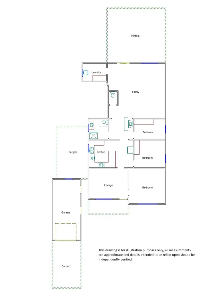 Floorplan of Homely house listing, 11 Pigeon Flat Road, Bordertown SA 5268