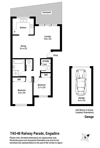 Floorplan of Homely unit listing, 7/43-49 Railway Parade, Engadine NSW 2233