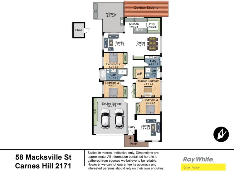 Floorplan of Homely house listing, 58 Macksville Street, Carnes Hill NSW 2171