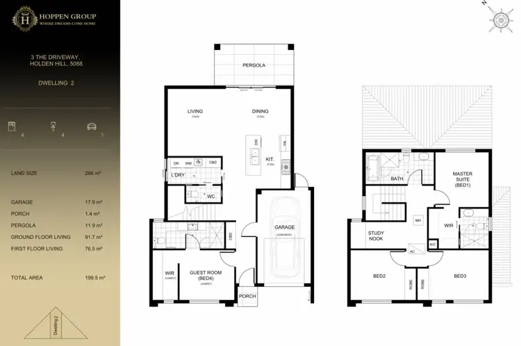 Floorplan of Homely house listing, 3 The Driveway, Holden Hill SA 5088