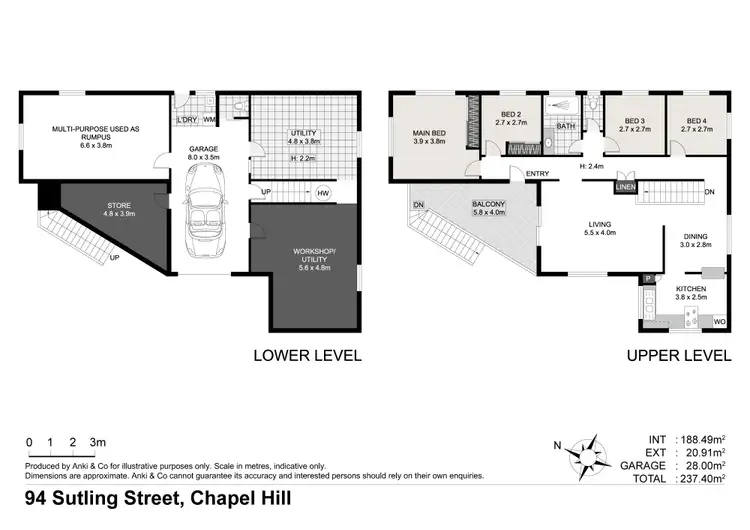 Floorplan of Homely house listing, 94 Sutling Street, Chapel Hill QLD 4069