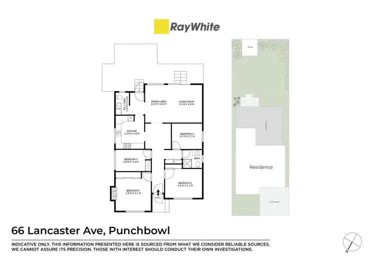 Floorplan of Homely house listing, 66 Lancaster Avenue, Punchbowl NSW 2196