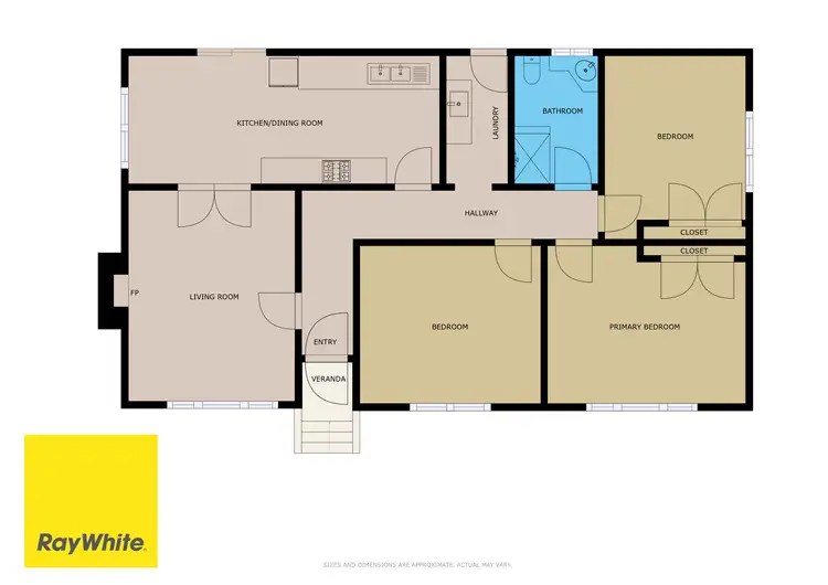 Floorplan of Homely house listing, 139 Azolia Street, Red Cliffs VIC 3496