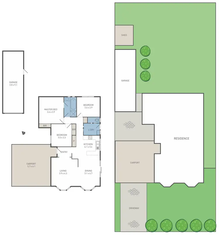 Floorplan of Homely house listing, 54 Thames Boulevard, Werribee VIC 3030