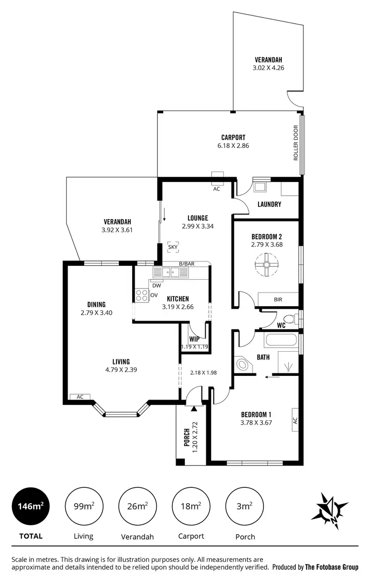 Floorplan of Homely house listing, 1/6 Blacker Road, Aldinga Beach SA 5173