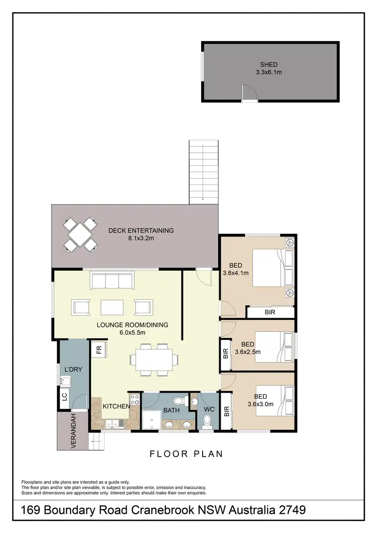 Floorplan of Homely house listing, 169 Boundary Road, Cranebrook NSW 2749