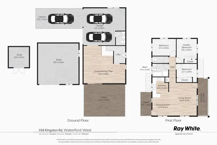 Floorplan of Homely house listing, 938 Kingston Road Of, Waterford West QLD 4133