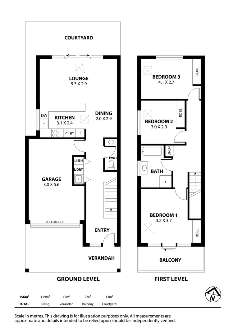 Floorplan of Homely house listing, 3/24 Henderson Avenue, Woodville West SA 5011