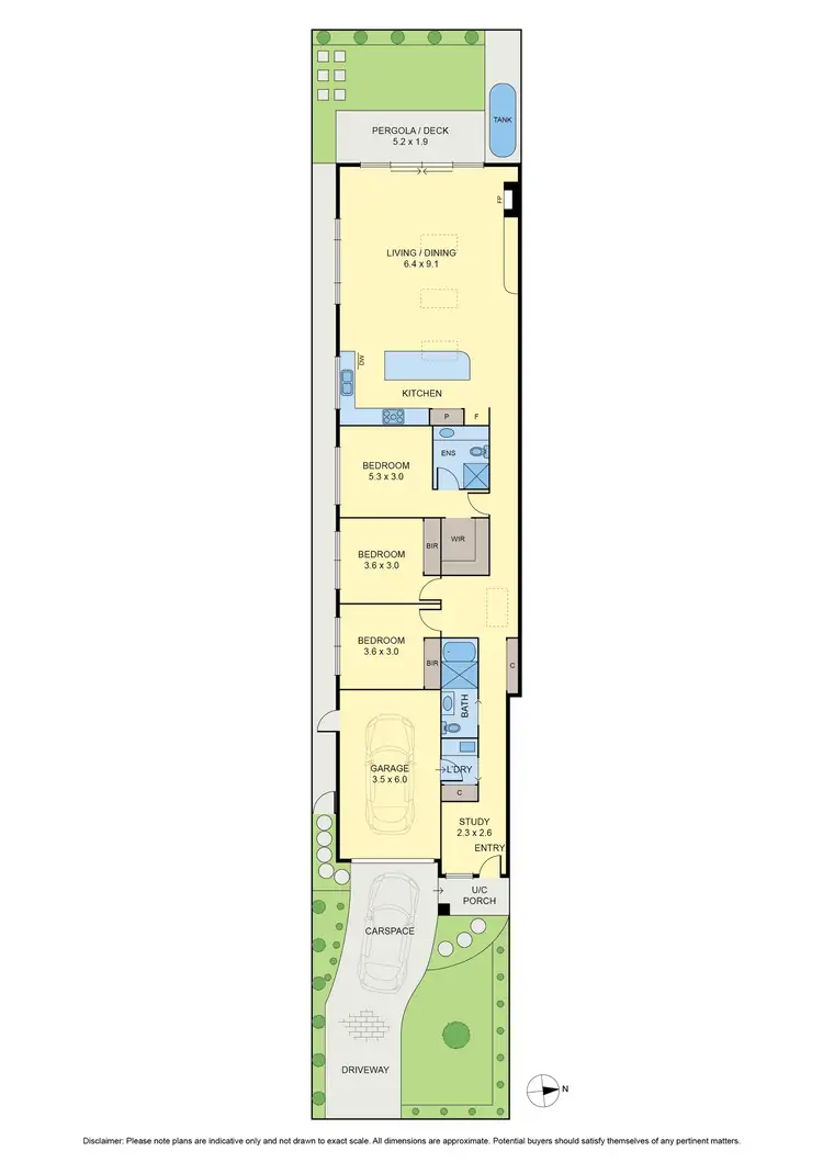 Floorplan of Homely house listing, 103A East Street, Hadfield VIC 3046