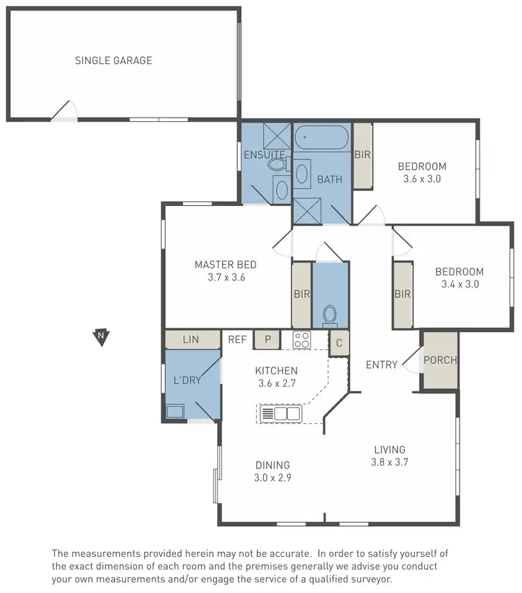 Floorplan of Homely house listing, 18/214 Shaws Road, Werribee VIC 3030