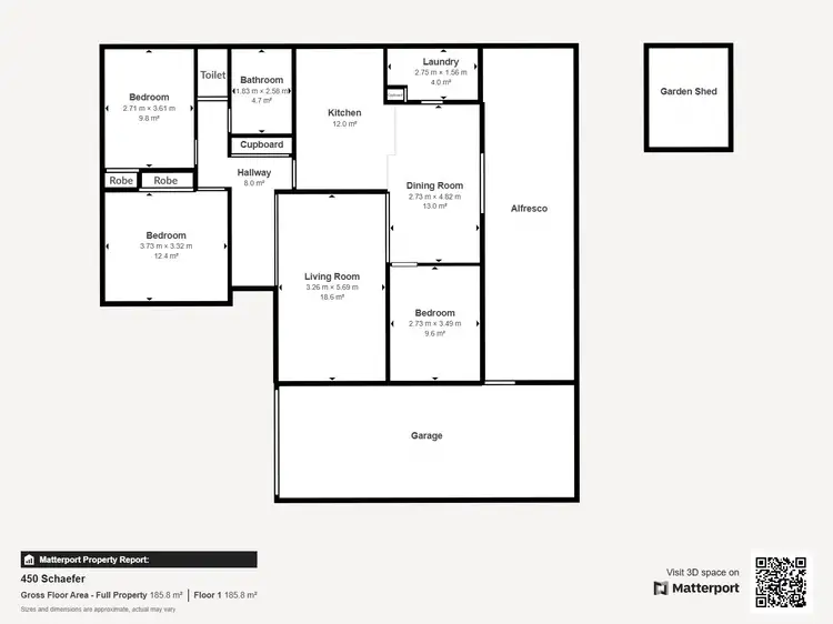 Floorplan of Homely house listing, 450 Schaefer Street, Lavington NSW 2641