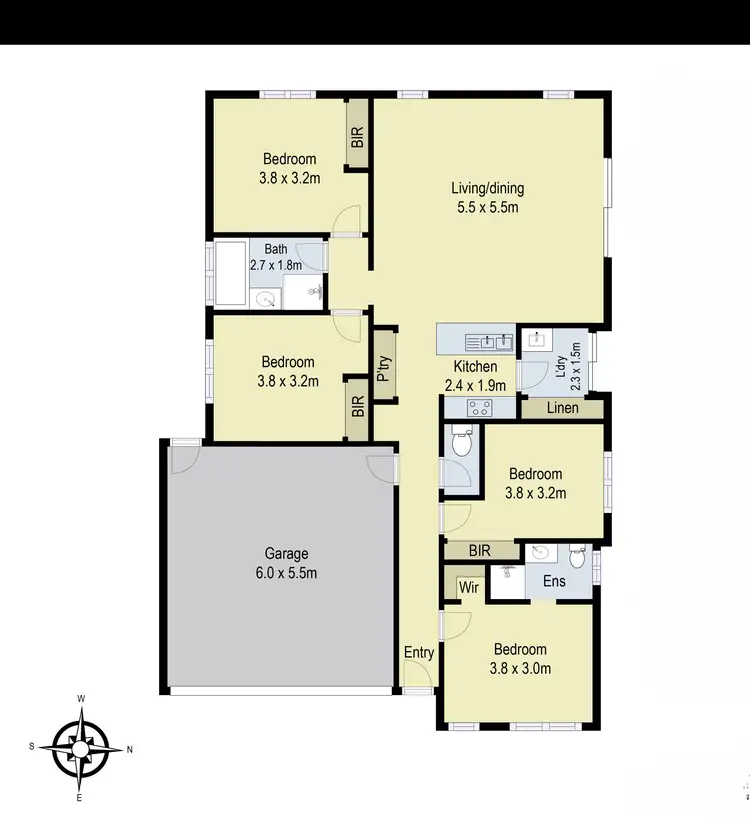 Floorplan of Homely house listing, 8 THRUMS Road, Mambourin VIC 3024