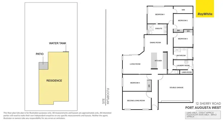 Floorplan of Homely house listing, 12 Sherry Road, Port Augusta West SA 5700