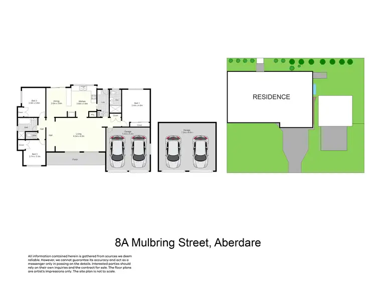 Floorplan of Homely house listing, 8A Mulbring Street, Aberdare NSW 2325