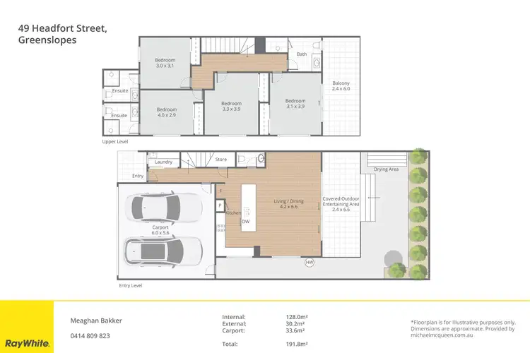 Floorplan of Homely townhouse listing, 49 Headfort Street, Greenslopes QLD 4120