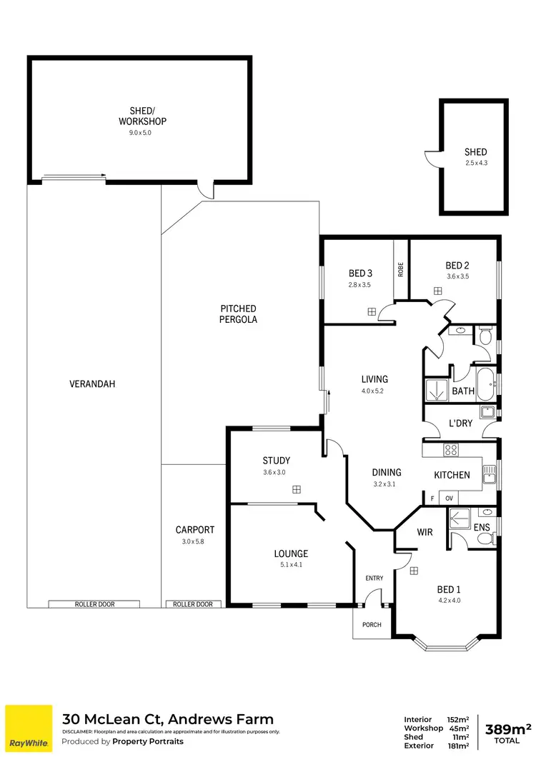 Floorplan of Homely house listing, 30 Mclean Court, Andrews Farm SA 5114