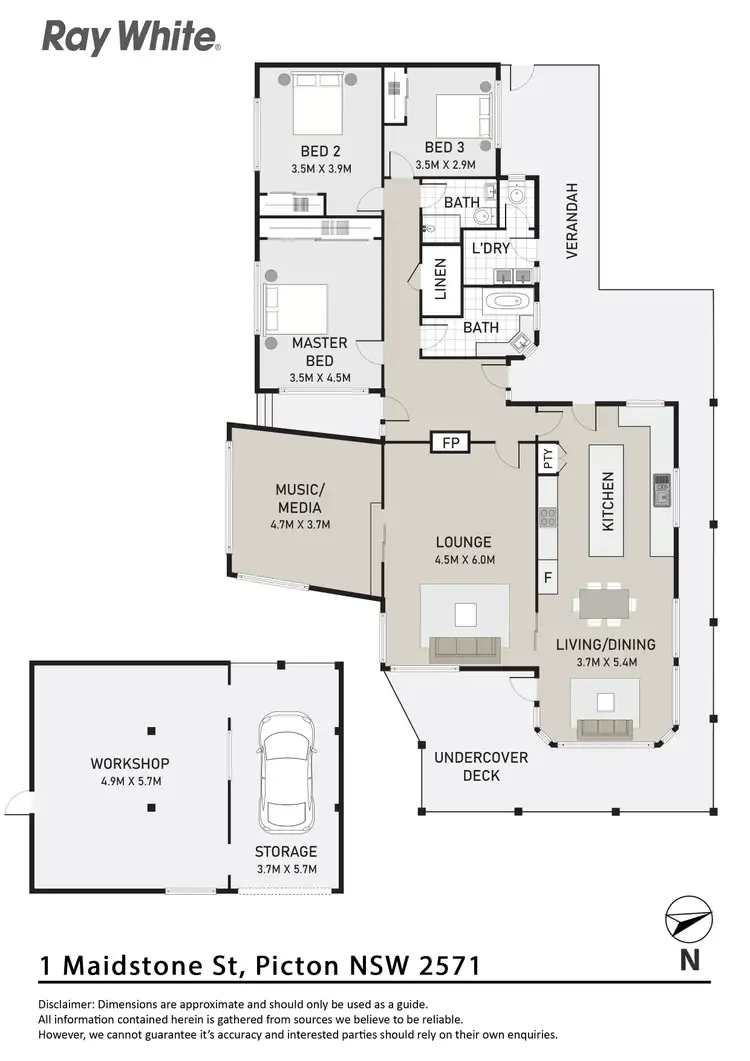 Floorplan of Homely house listing, 1 Maidstone Street, Picton NSW 2571