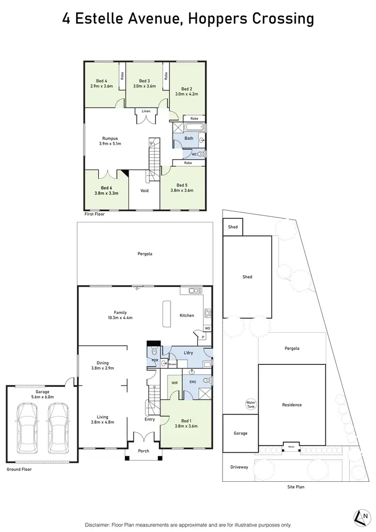 Floorplan of Homely house listing, 4 Estelle Avenue, Hoppers Crossing VIC 3029