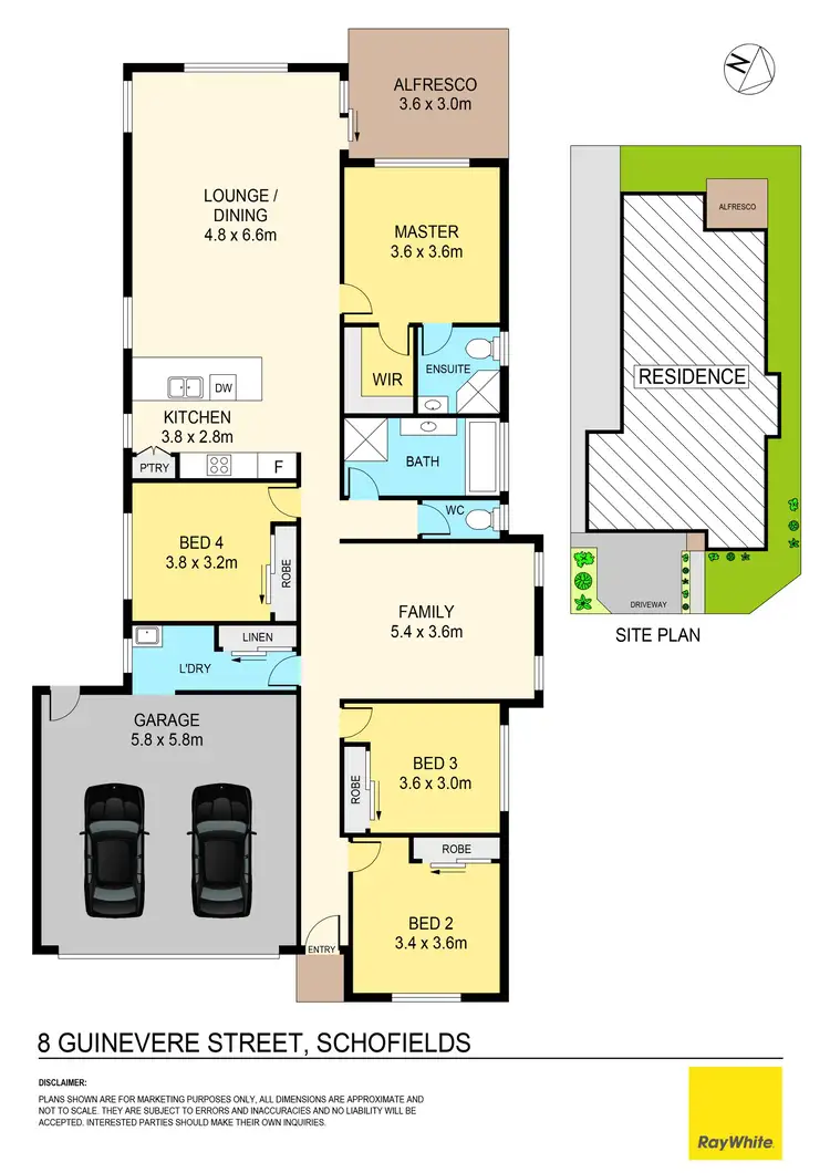 Floorplan of Homely house listing, 8 Guinevere Street, Schofields NSW 2762