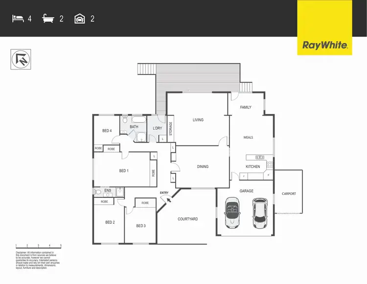 Floorplan of Homely house listing, 1 Wuruma Place, Duffy ACT 2611