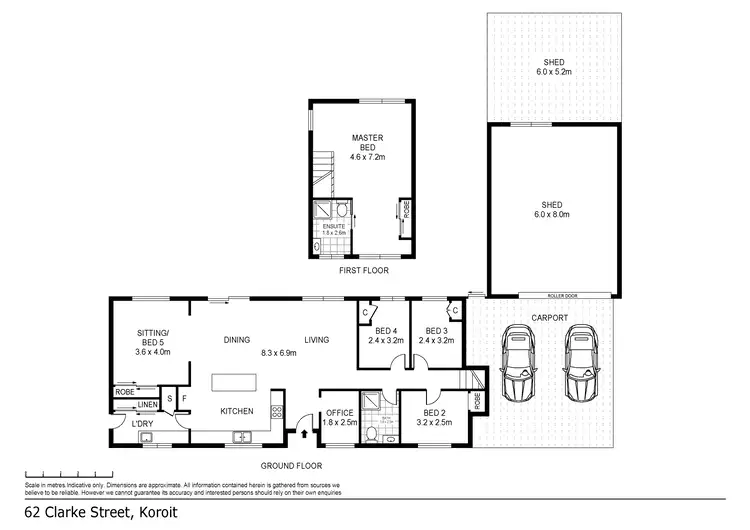Floorplan of Homely house listing, 62 Clarke Street, Koroit VIC 3282