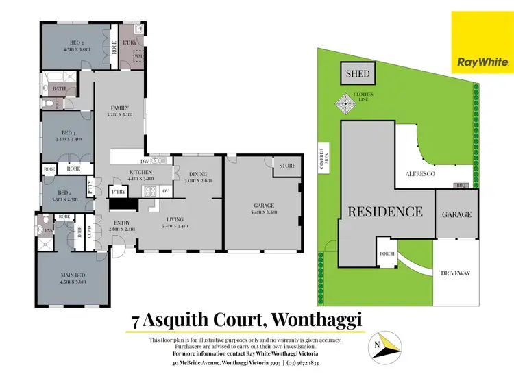 Floorplan of Homely house listing, 7 Asquith Court, Wonthaggi VIC 3995